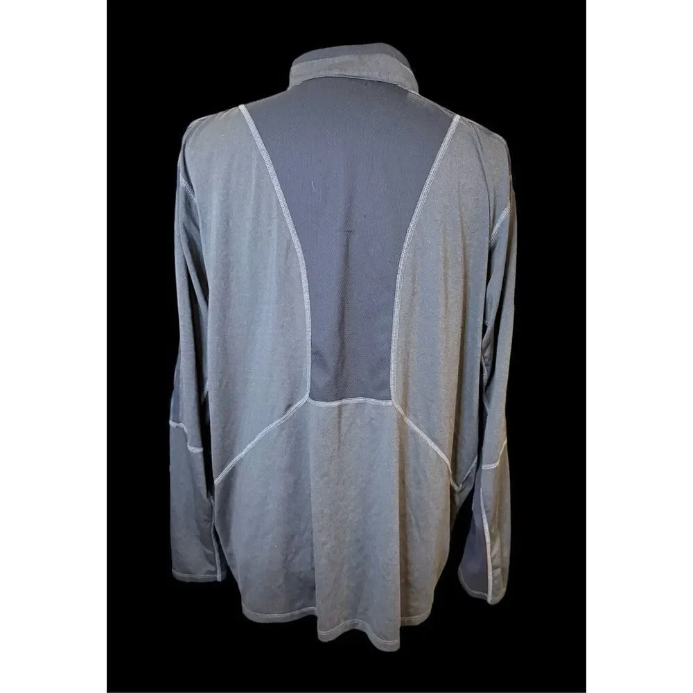 The North Face Men’s Quarter Zip Flash Dry XXL Gray Activewear Pullover